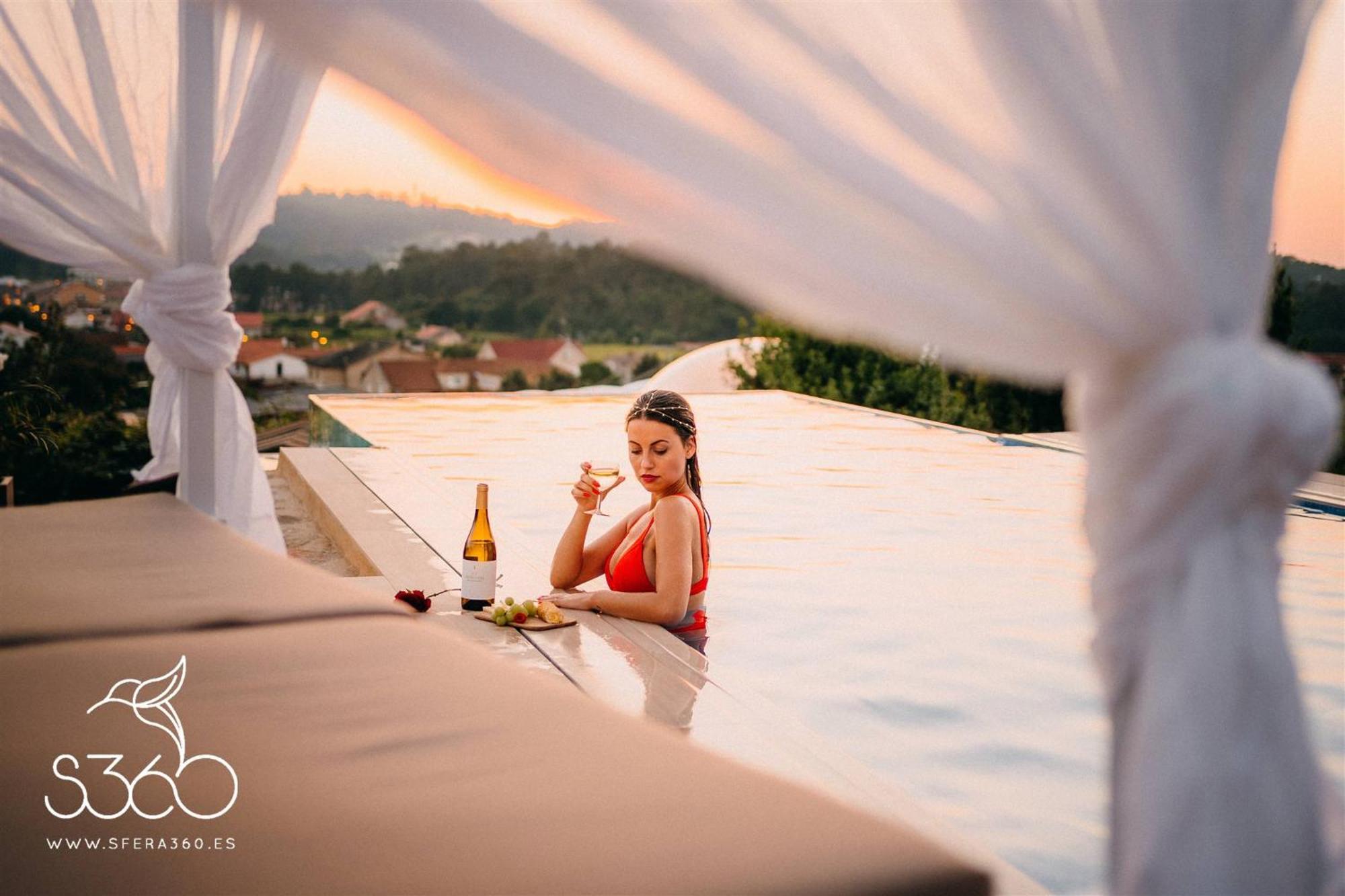 Casa Albarari Boutique Double Rooms With Access To Shared Infinity Pool Sanxenxo Exteriér fotografie